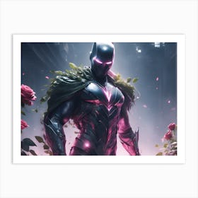 Rose Superhero Art Print