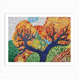 Mosaic Of Seasons Art Print