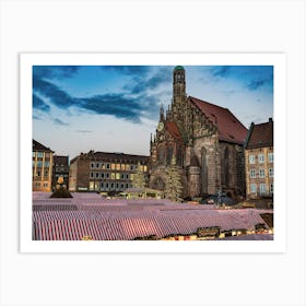 Nuremberg Christkindlesmarkt Christmas Market Art Print