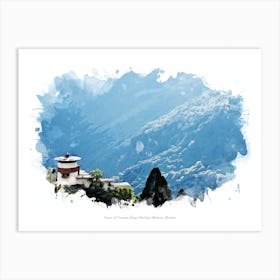 Tower Of Trongsa Royal Heritage Museum, Bhutan Art Print