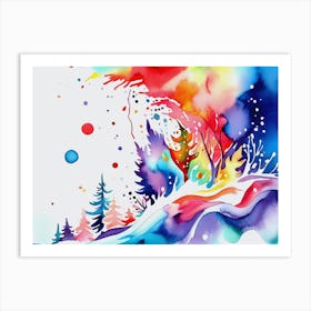 Watercolor Painting Art Print