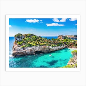 Calo des Moro Mallorca, Balearic Islands Spain Art Print