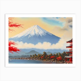 Mt Fuji Art Print