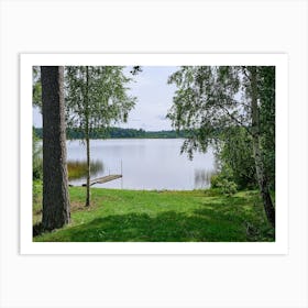 Swedish Lake Art Print