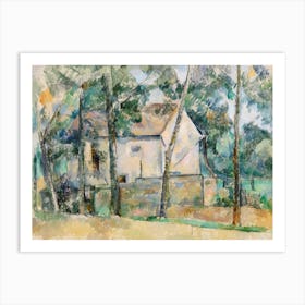 House And Trees, Paul Cézanne Art Print