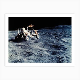 The Lunar Roving Vehicle (Lrv), Was Designed To Transport Astronauts And Materials On The Moon Art Print