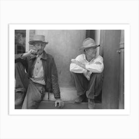 Untitled Photo, Possibly Related To Men On The Street Of Silver City, New Mexico By Russell Lee Art Print