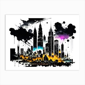 Cityscape 9 Art Print