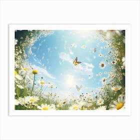 Daisy Field 4 Art Print