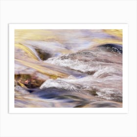 Flowing water abstract waterscape Art Print