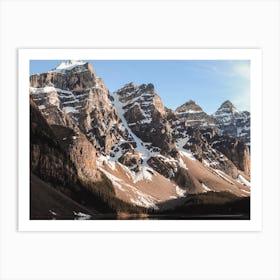 Mountain Range View Art Print