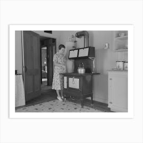 Untitled Photo, Possibly Related To Bathroom In Farmer S Home, Lake Dick Project, Arkansas By Russell Lee Art Print
