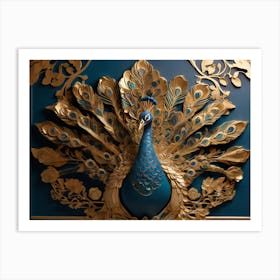 Peacock 15 Art Print