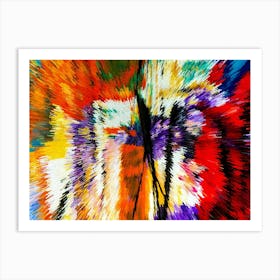 Acrylic Extruded Painting 333 Art Print