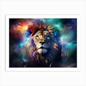 Celestial Lion Art Print