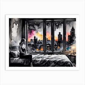 City Blues Art Print