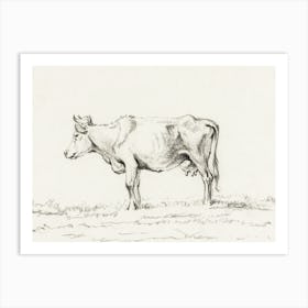 Standing Cow 1, Jean Bernard Art Print