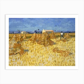 Vincent Van Gogh S Harvest In Provence (1888), Vincent Van Gogh Art Print