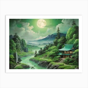 Japanese Art 5 40x30in 12000x9000px 50 Art Print