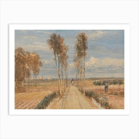 The Poplar Avenue, After Hobbema, David Cox Art Print