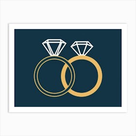 Wedding Rings 1 Art Print