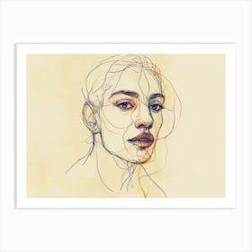 Portrait Of A Woman 22 Art Print