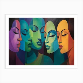 Women Of India Art Print