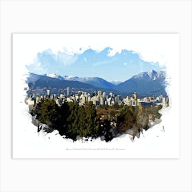 Queen Elizabeth Park, Fairview & South Granville, Vancouver Art Print