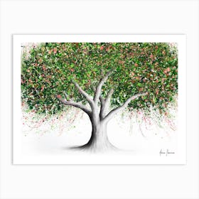 Royal Apple Tree Art Print