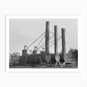Untitled Photo, Possibly Related To Boilers In Oil Field, Seminole, Oklahoma By Russell Lee Art Print