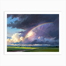 Rainbow In The Sky 10 Art Print