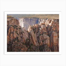 Rugged Rocky Cliffs Art Print