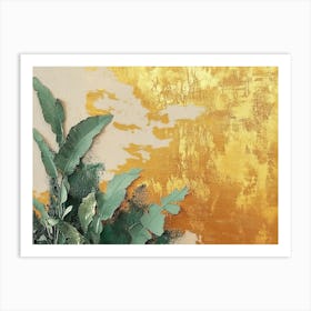 3d Leaf Abstract Art Print