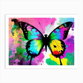 Colorful Butterfly 117 Art Print