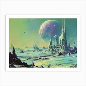 Silver City Retro Futurism Poster