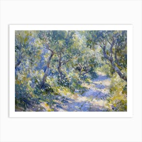 Olive Trees Art Print