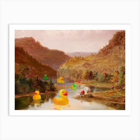 Rubber Duck Day Art Print