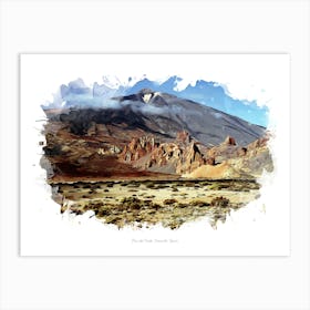 Pico Del Teide, Tenerife, Spain Art Print