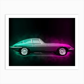 Jaguar E Type 1 Art Print