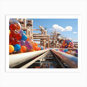 The Acme Plastic Ball Factory No3 Art Print