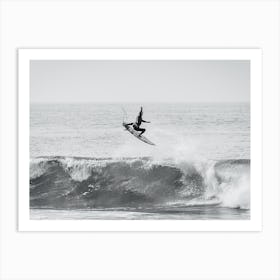 surfing in Air Art Print