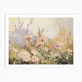 Daisies In The Meadow Art Print