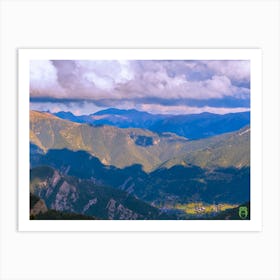 Cloudy Day In The Mountains 20191019 49pub Art Print