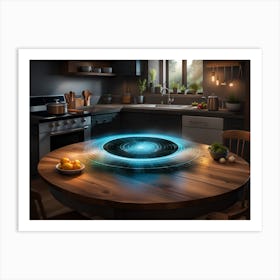 Futuristic Kitchen Art Print