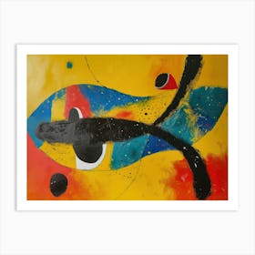 Contemporary Artwork Inspired By Joan Miro 2 Art Print