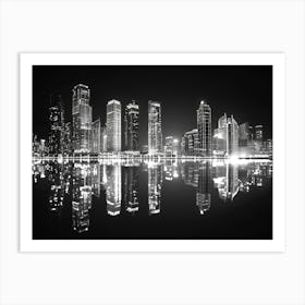 Dubai Skyline 1 Art Print