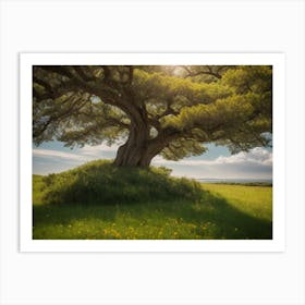 Old Oak Tree 2 Art Print