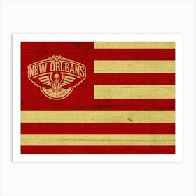 New Orleans Pelicans 2 Art Print