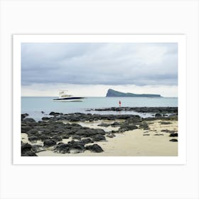 Fishing In The North Of Mauritius Art Print