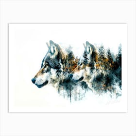 Wolf Mission - Wolf Portrait Art Print